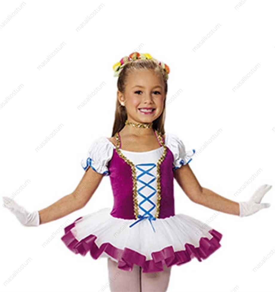 Tarantella Fuşya Kısa Tütü Kostümü