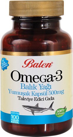 Balen Omega 3 Balık Yağı Kapsül 650 mg*100