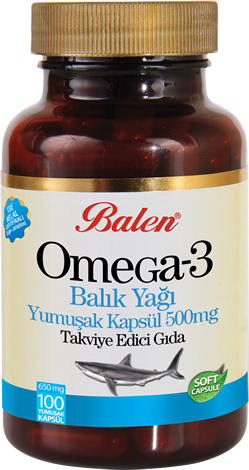 Balen Omega 3 Balık Yağı Kapsül 650 mg*100