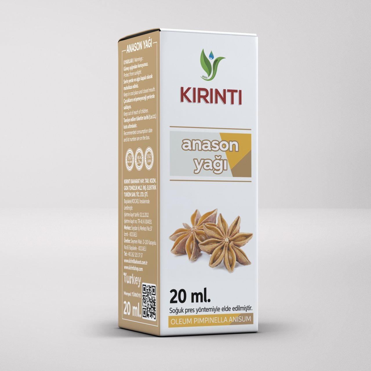 Kırıntı Anason Yağı 20 CC