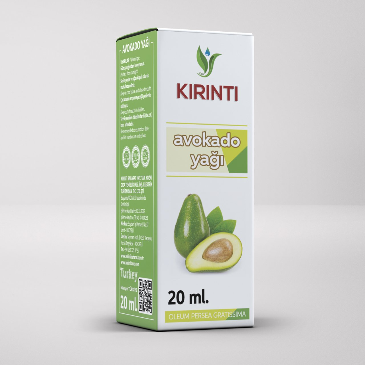 Kırıntı Avokado Yağı