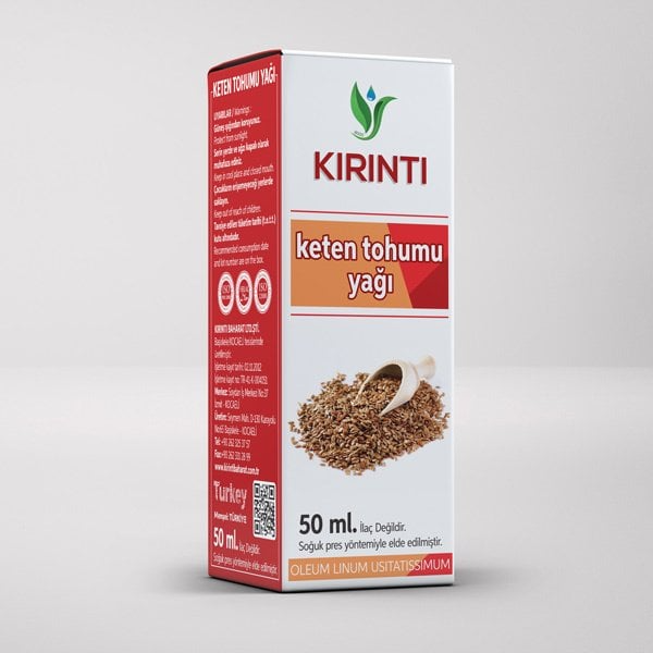 Kırıntı Keten Tohumu Yağı 50 cc