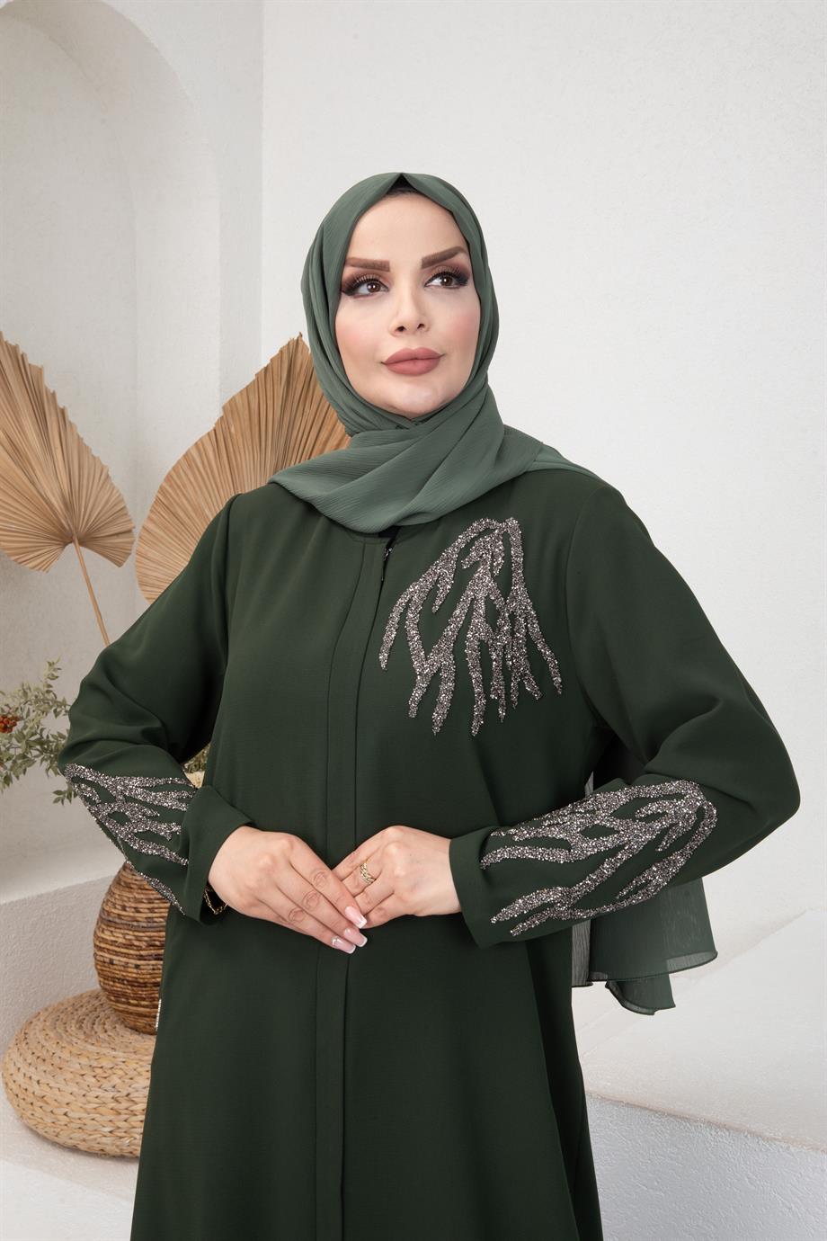etamin taşlı haki