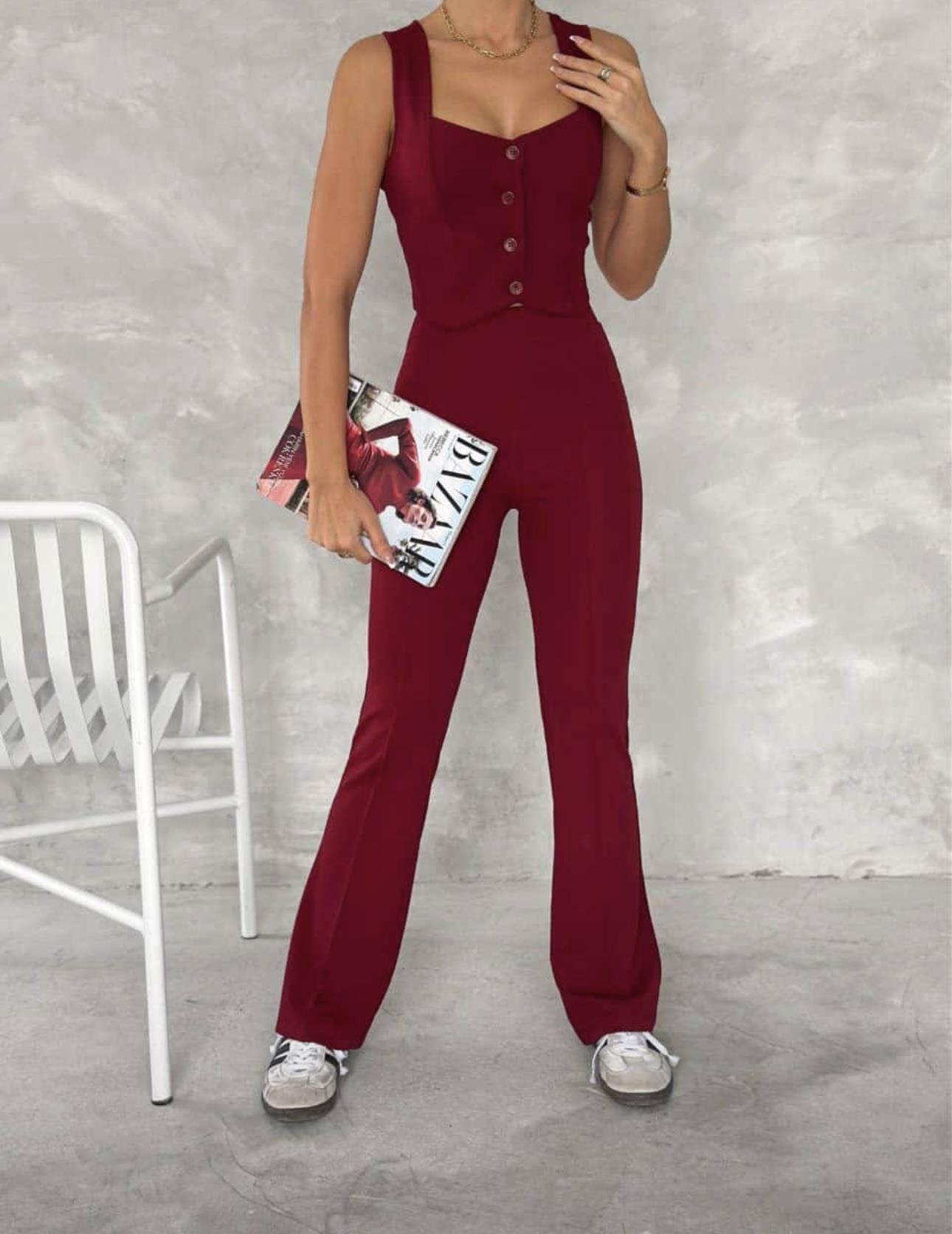 BORDO PANTOLON YELEK TAKIM
