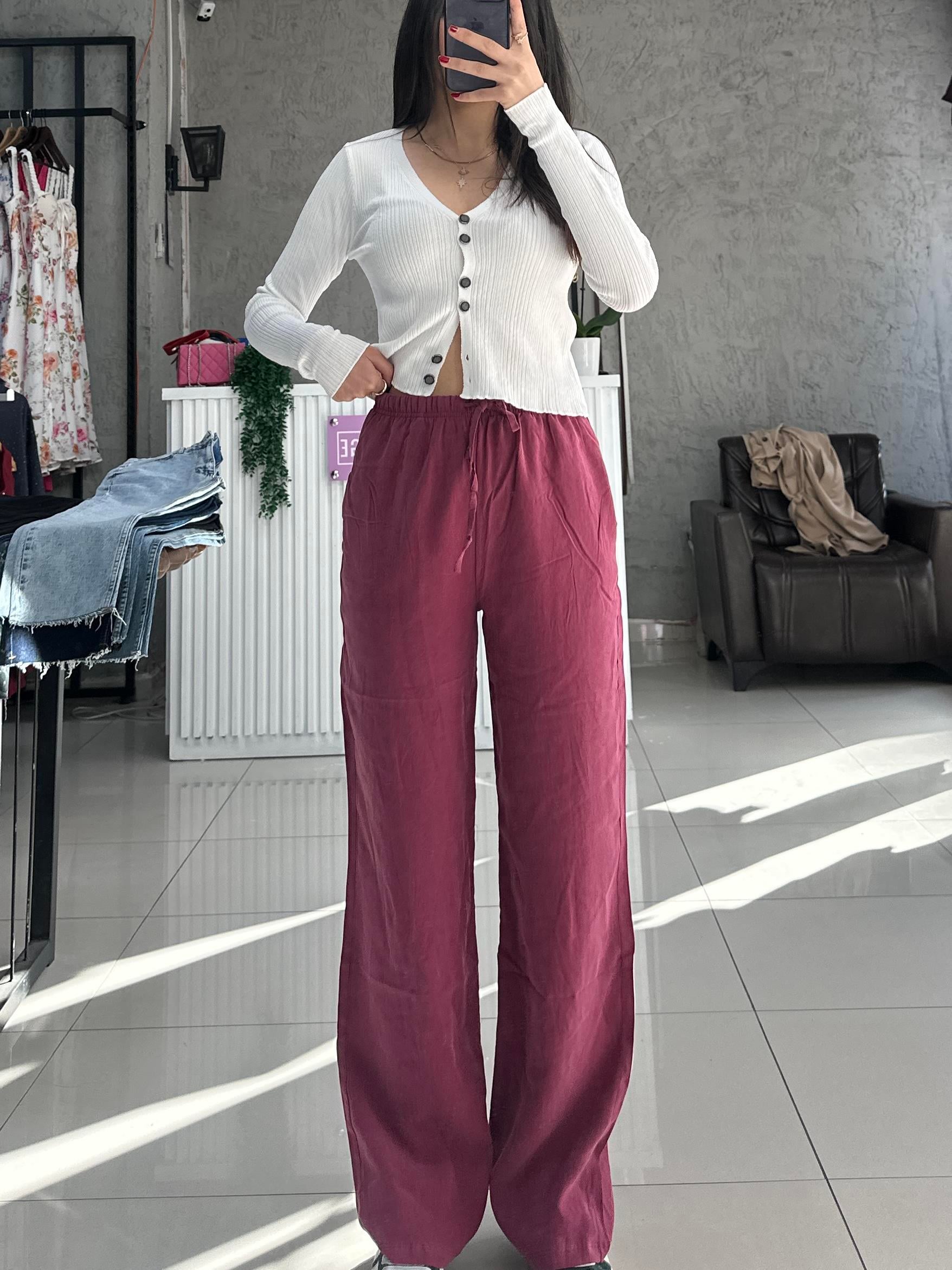BORDO TENSEL MASSİ PANTOLON