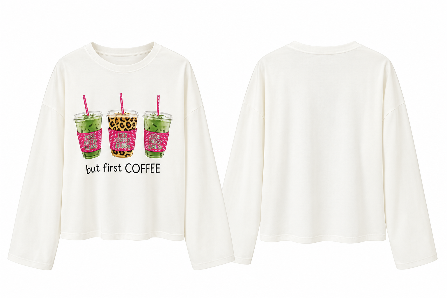 COFFEE BEYAZ TİŞÖRT