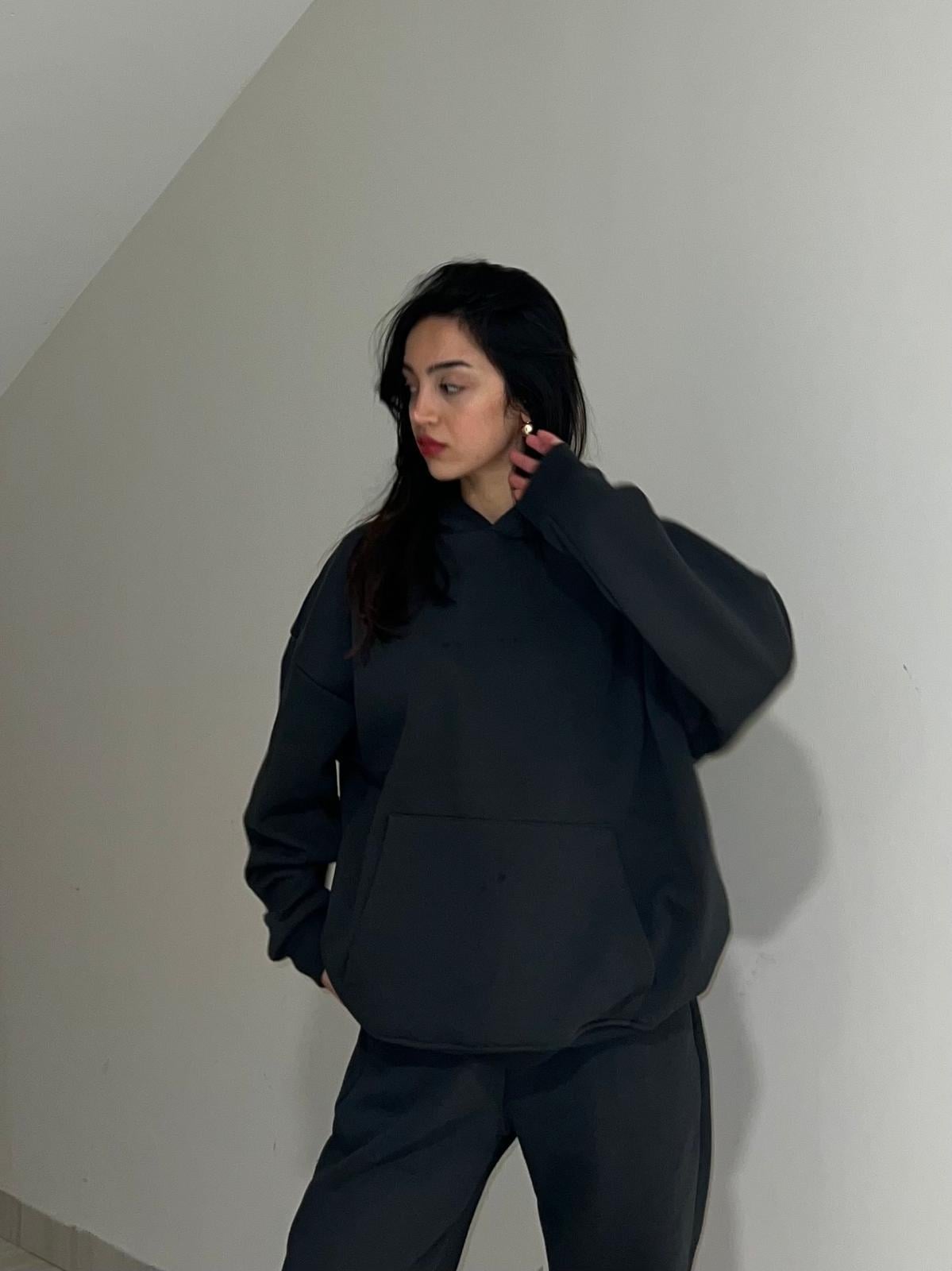 KOYU GRİ 3 İPLİK SWEAT
