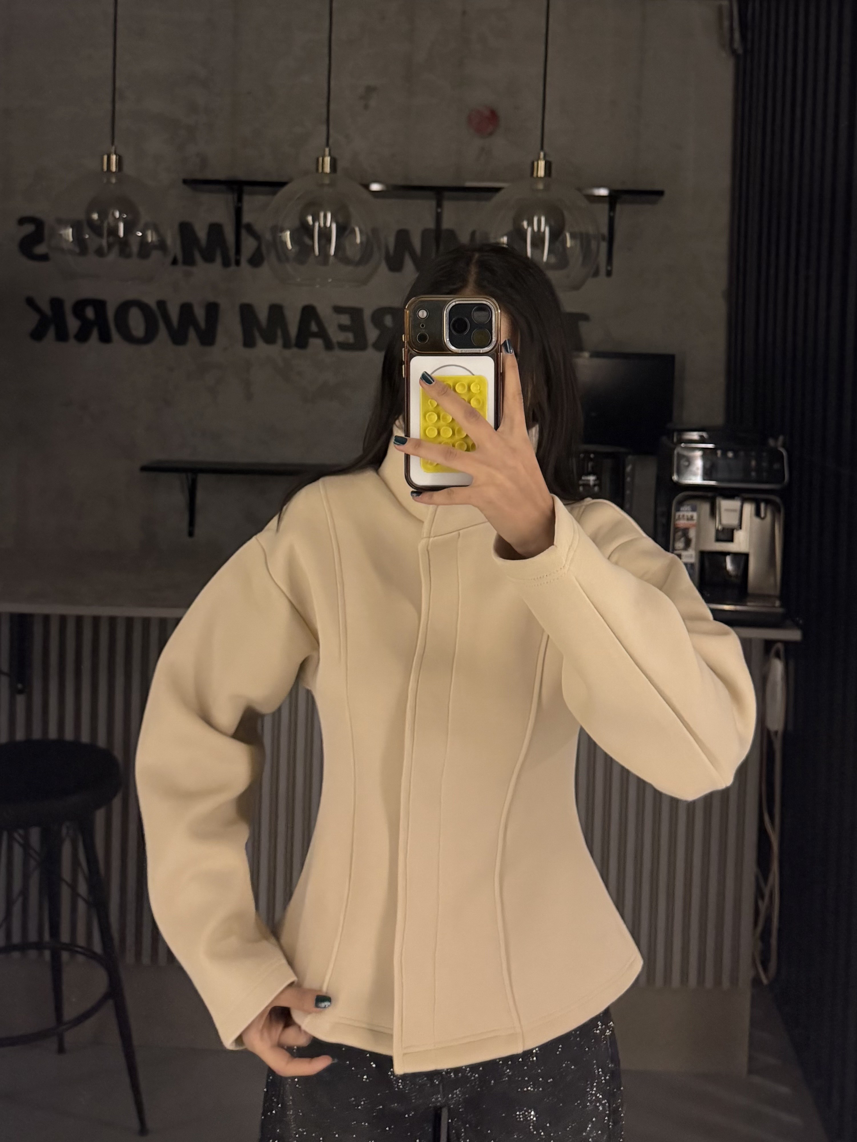 KREM SCUBA MUADİL CEKET