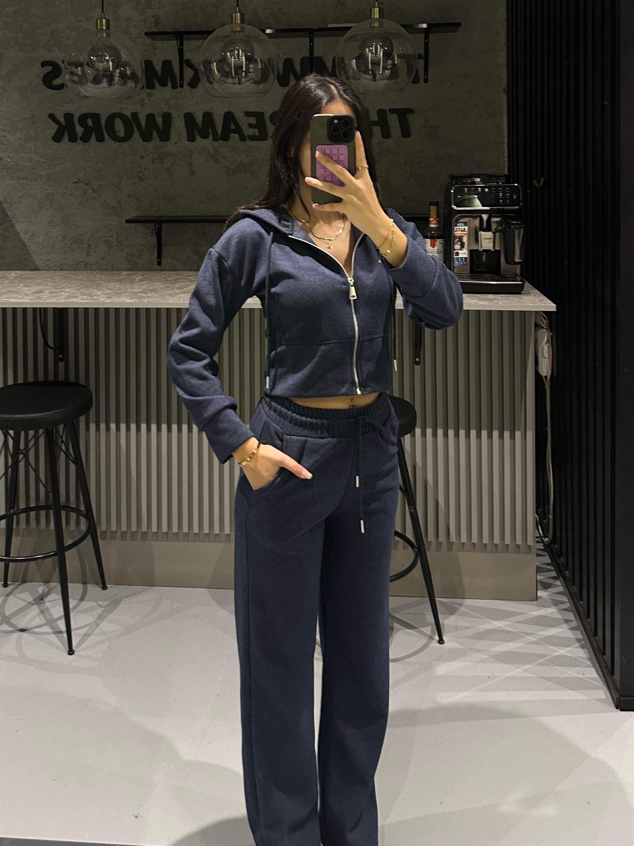 LACİVERT SELANİK HIRKA EŞOFMAN TAKIM