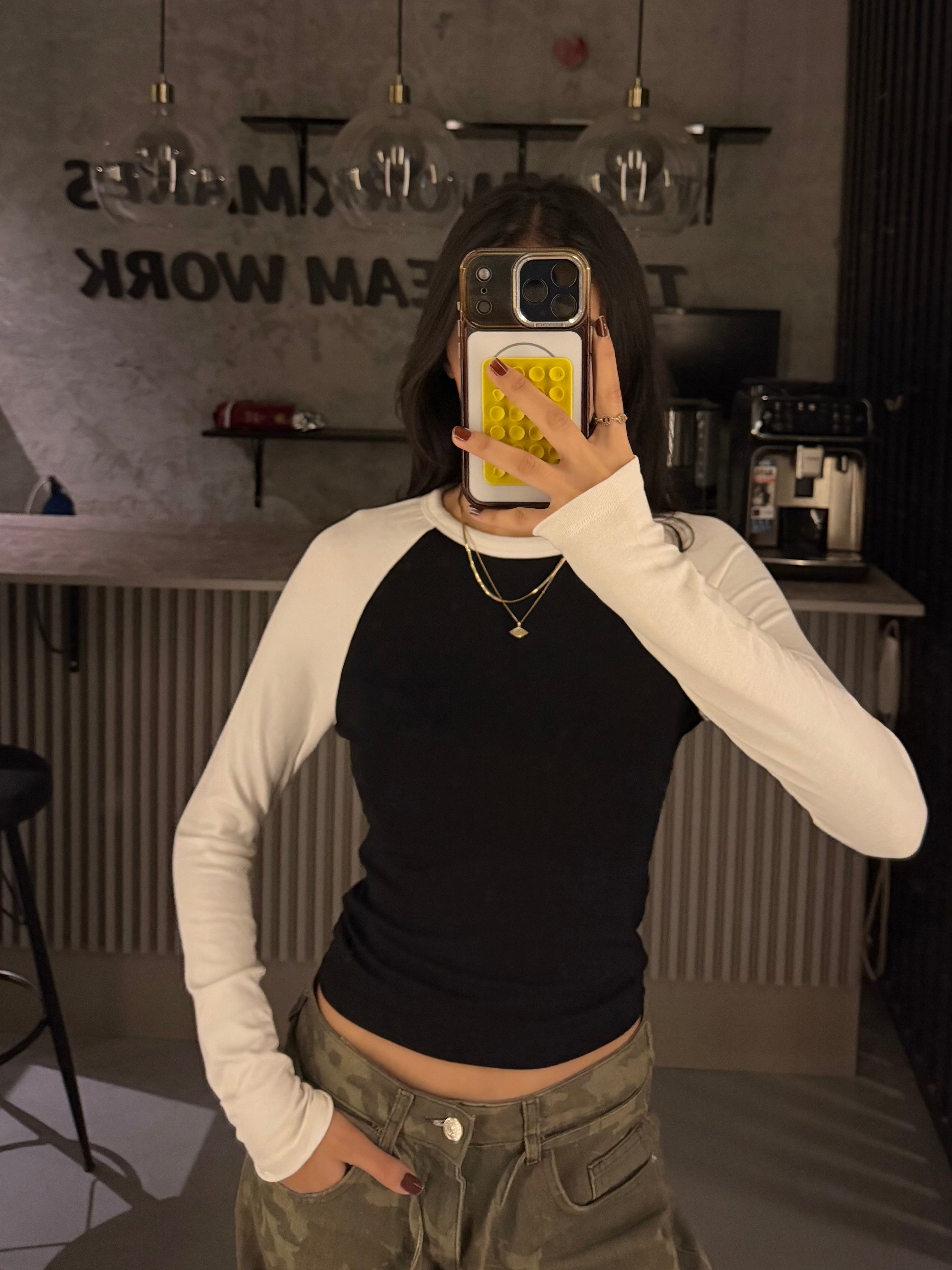 SİYAH PARÇALI BODY