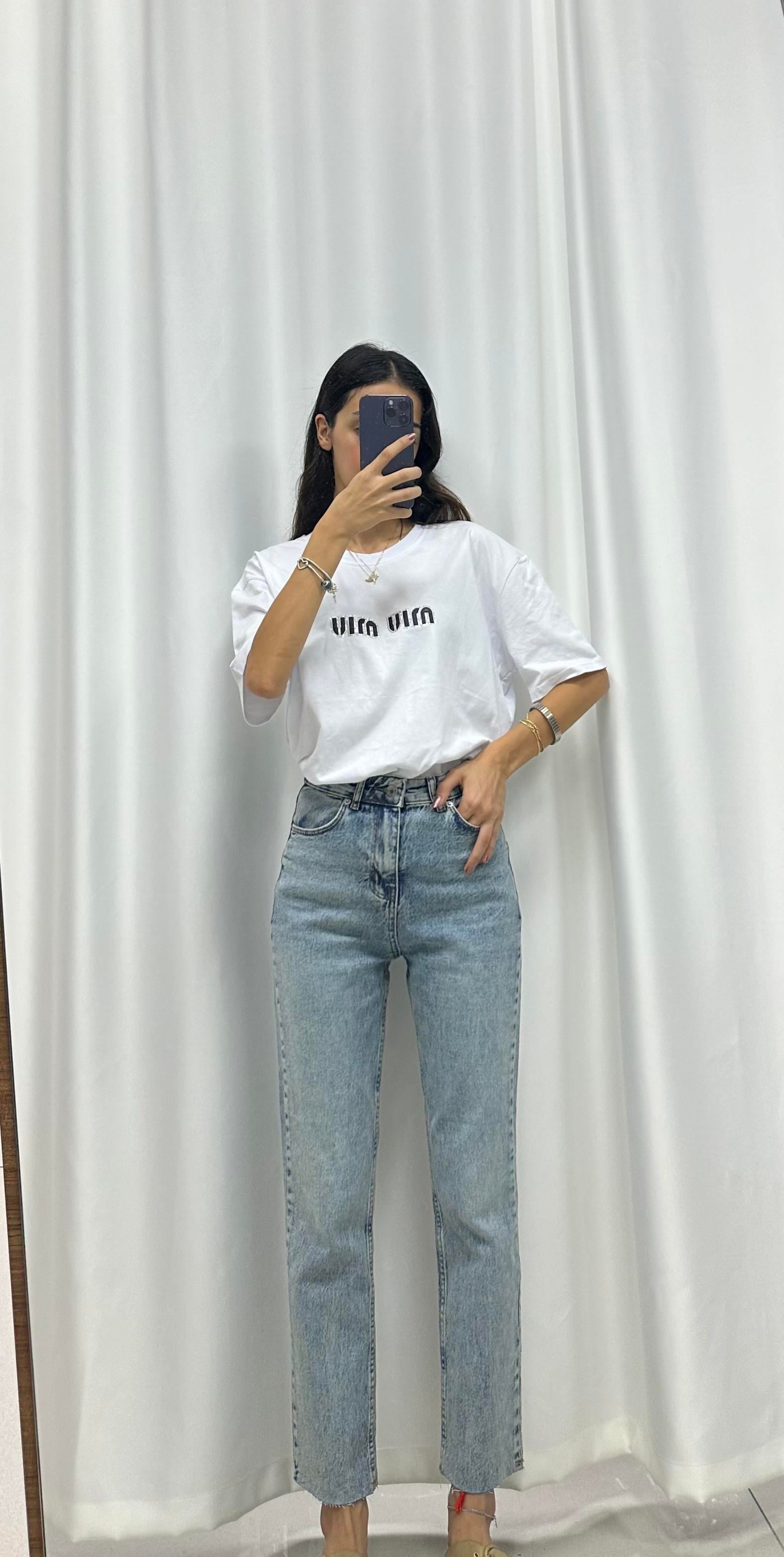 ZR KESİK PAÇA ESKİTME BZ JEAN