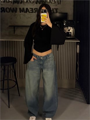 BARREL FIT PANTOLON