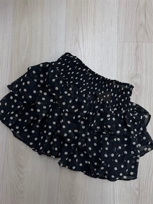 PUANTİYELİ KISA ETEK