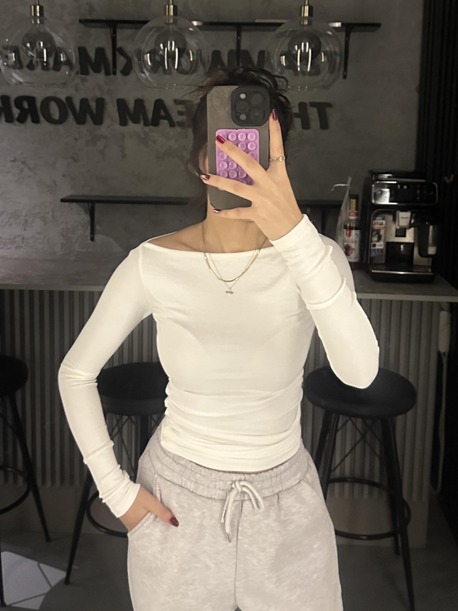 BEYAZ KAYIK YAKA BODY