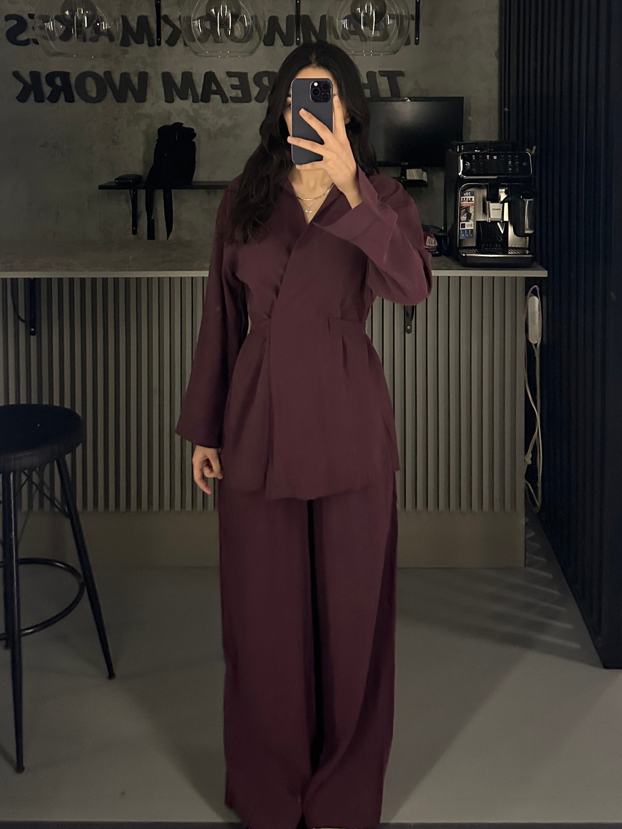 BORDO ARKA BAĞLAMALI TENSEL TAKIM