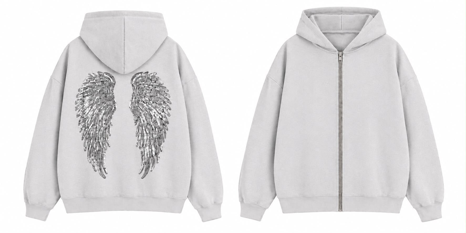 FC ANGEL GRİ FERMUARLI SWEATSHIRT