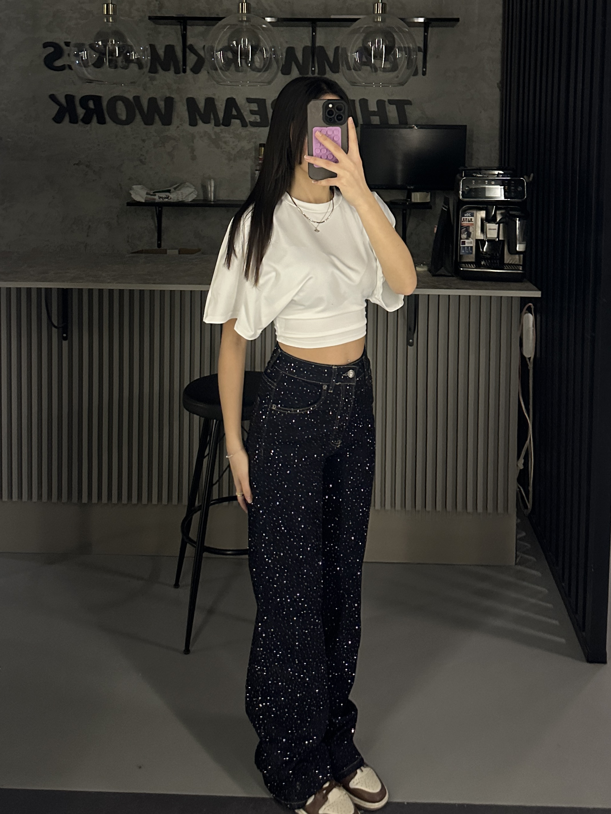 FC FULL TAŞLI HAM KOT DİKİŞLİ STRAIGHT JEAN