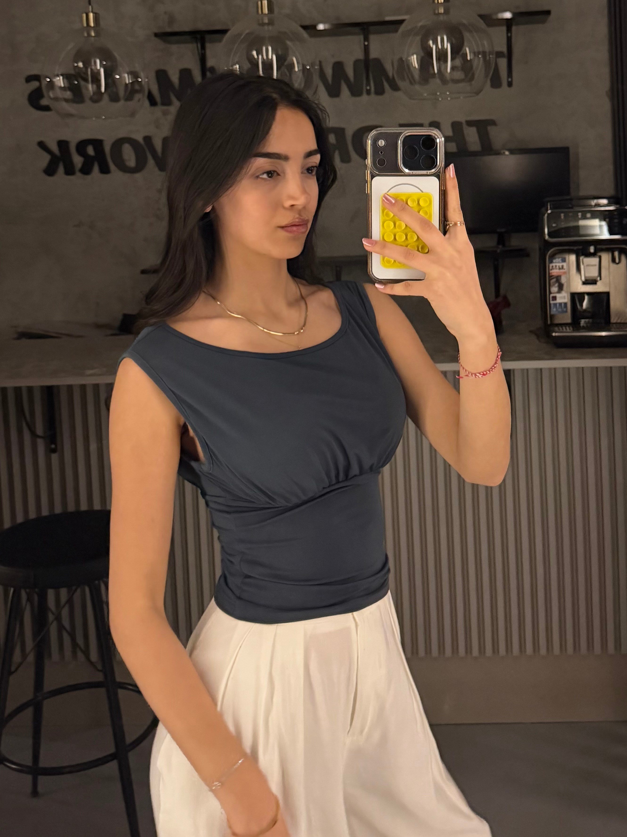 FÜME BEL DETAYLI BODY