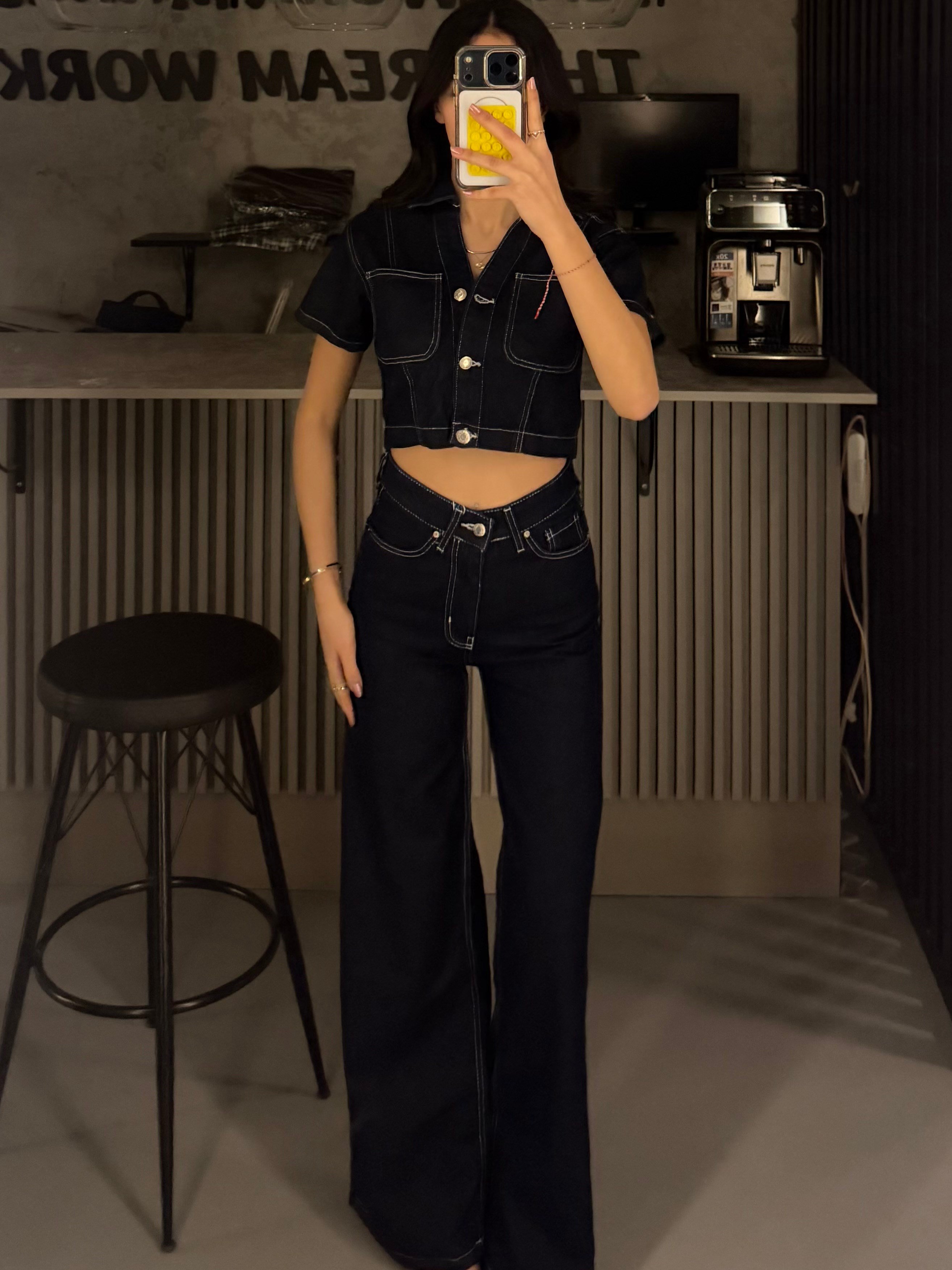 LACİVERT KOT CEKET PANTOLON TAKIM