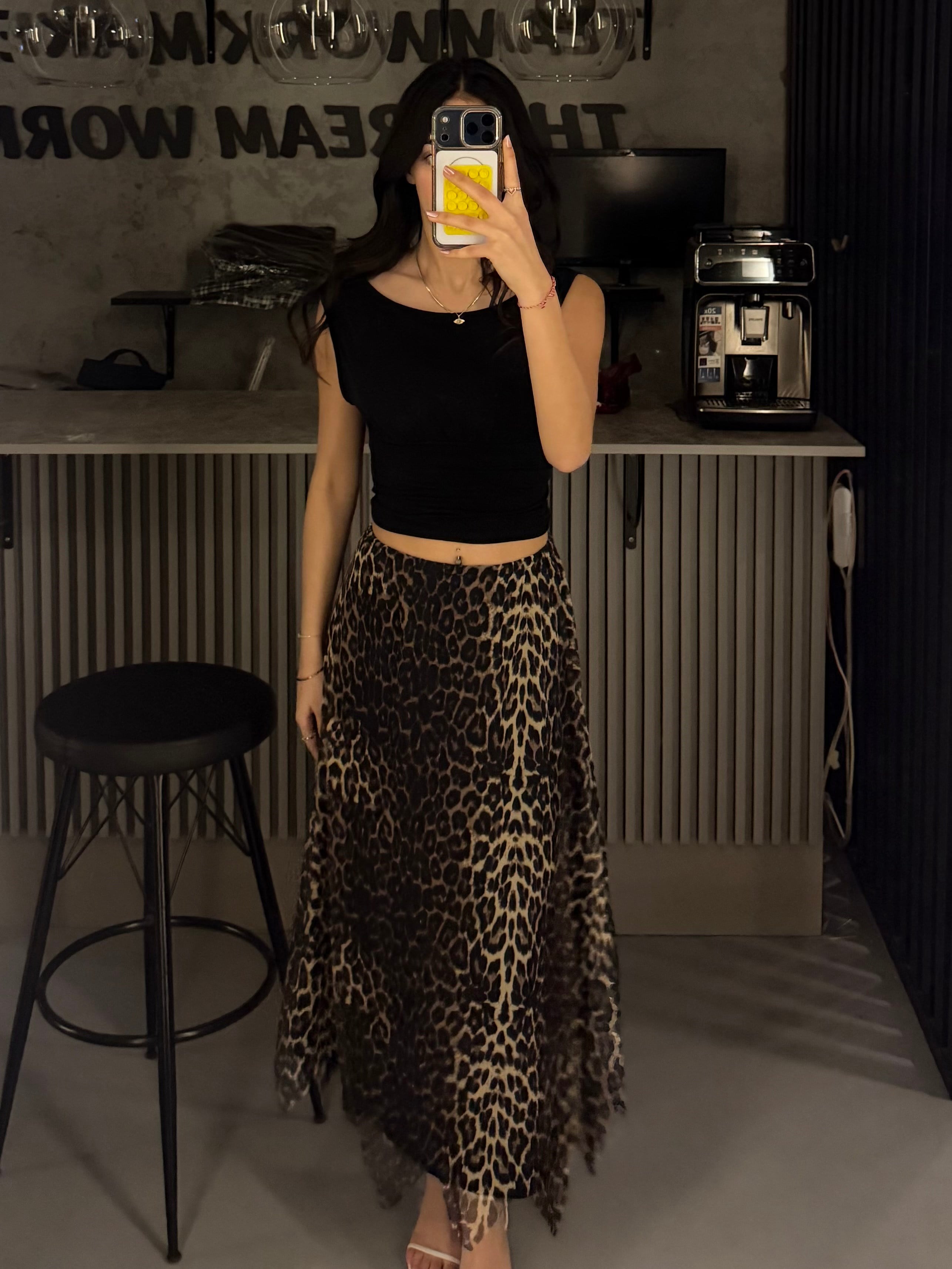 LEOPAR TÜL  ETEK