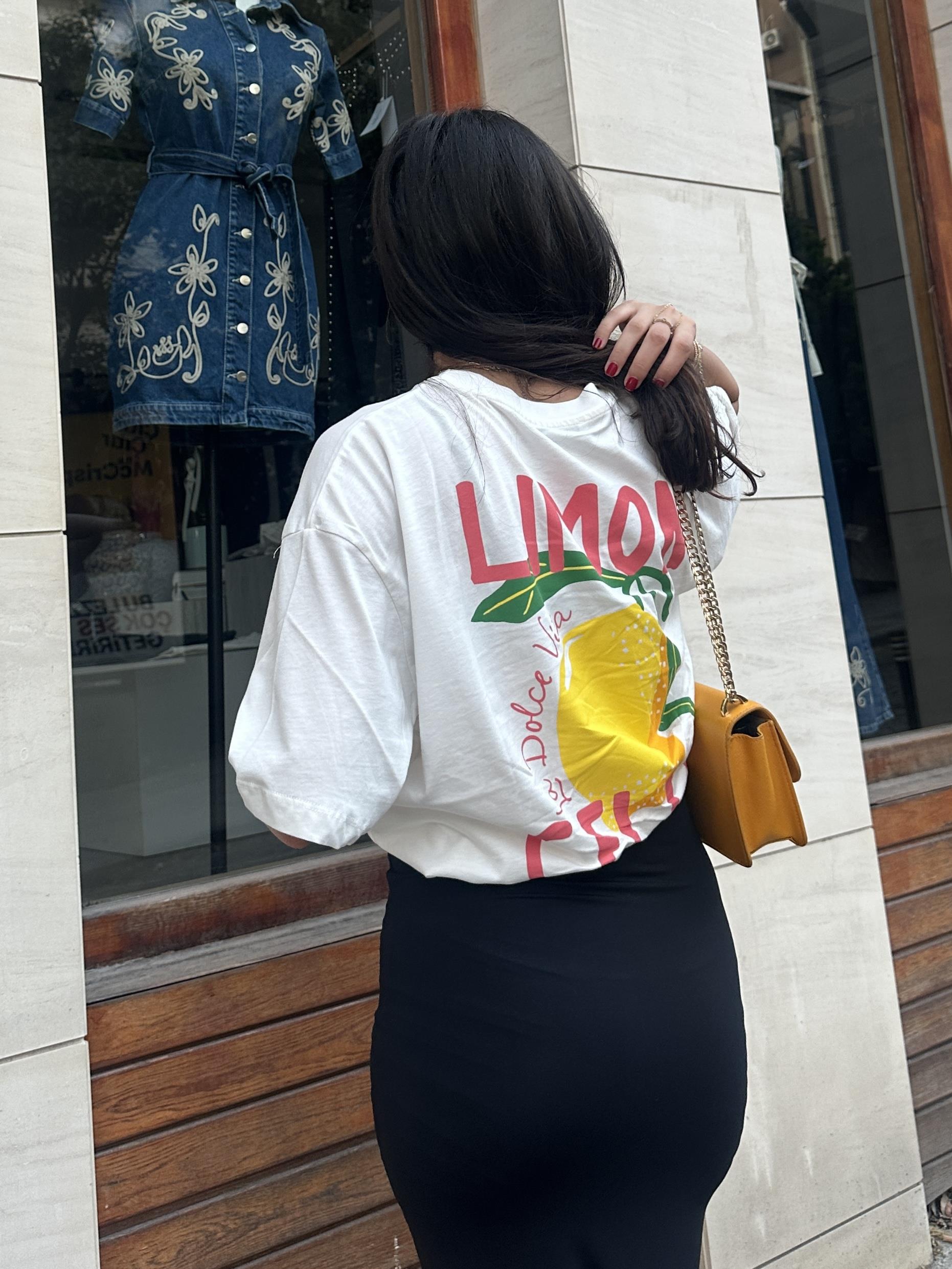 LIMONCELLO BEYAZ TİŞÖRT