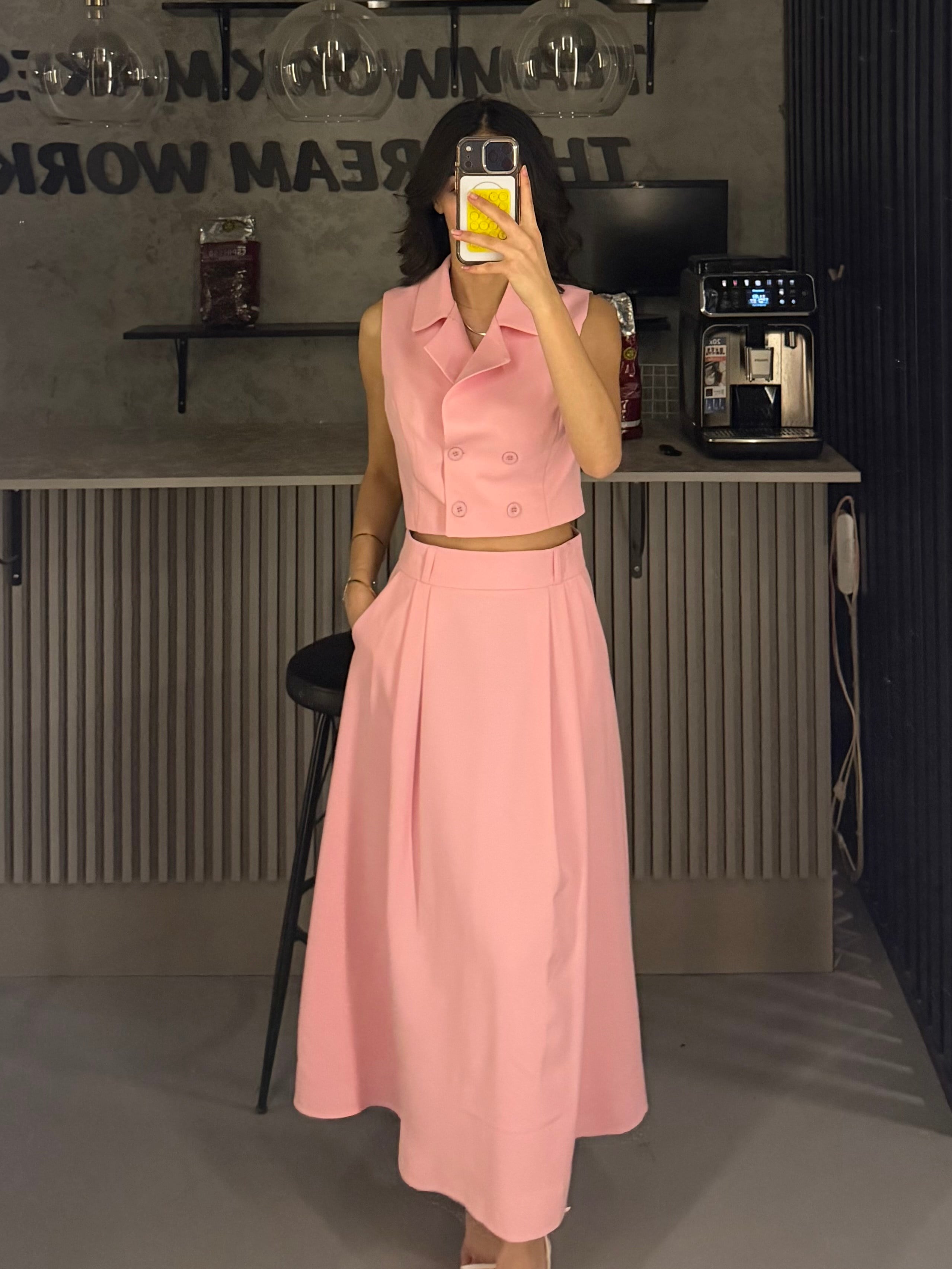 PEMBE ETEK YELEK TAKIM