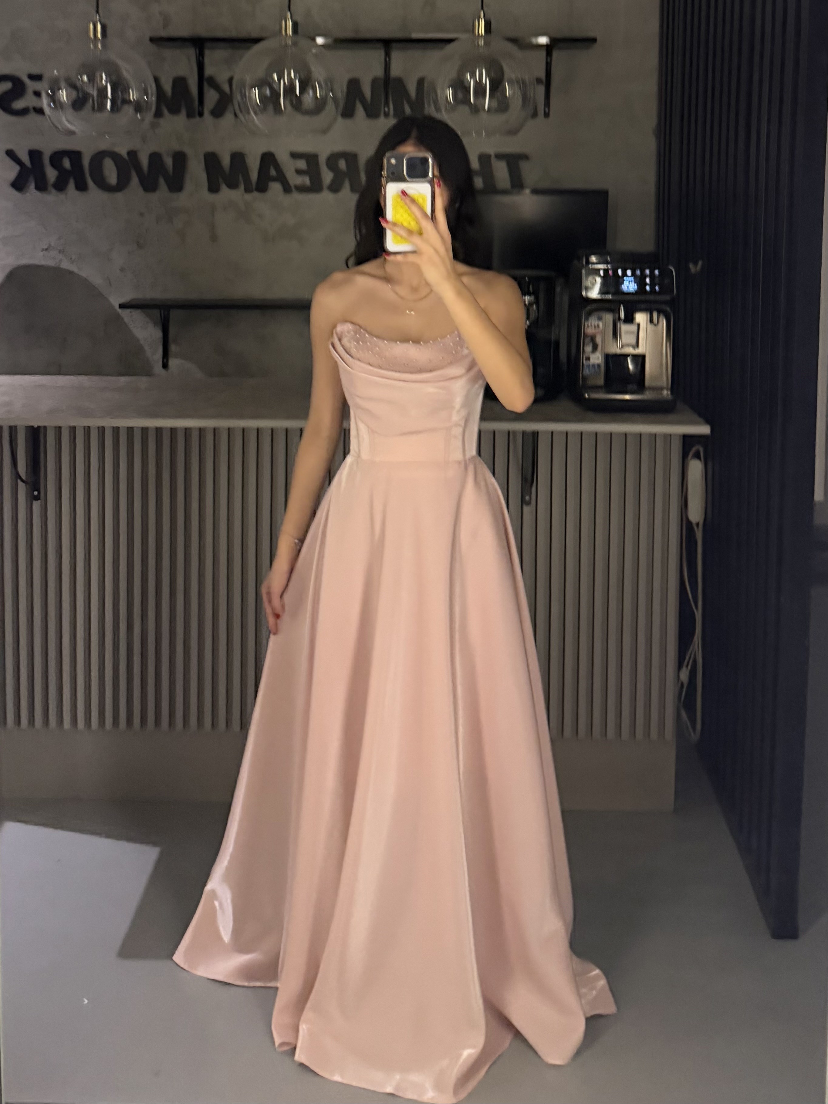 PEMBE MİREL TAŞLI  ABİYE
