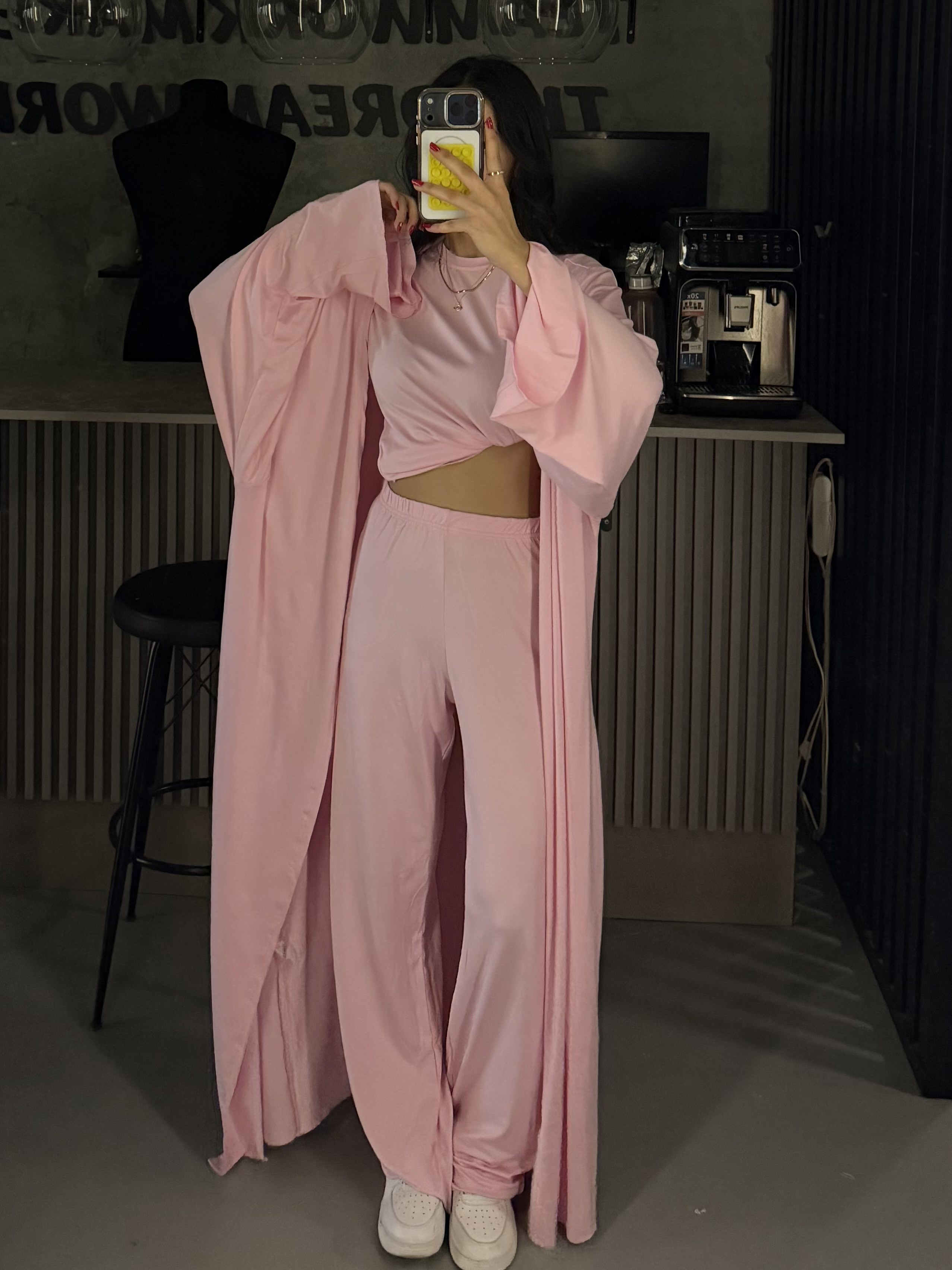 PEMBE VİRAL 3 LÜ SET TAKIM
