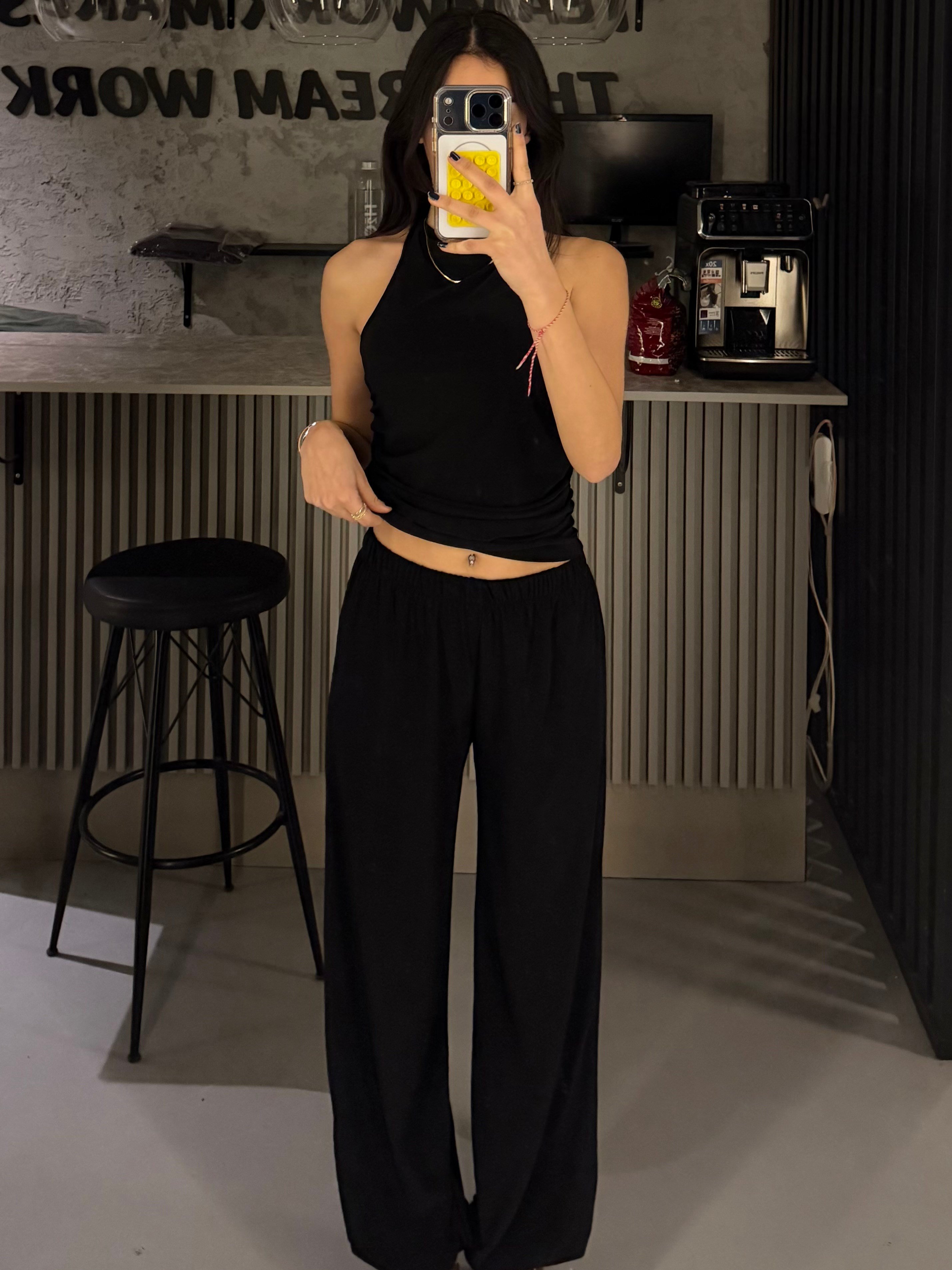 SANDY KUMAŞ VİRAL SİYAH TAKIM
