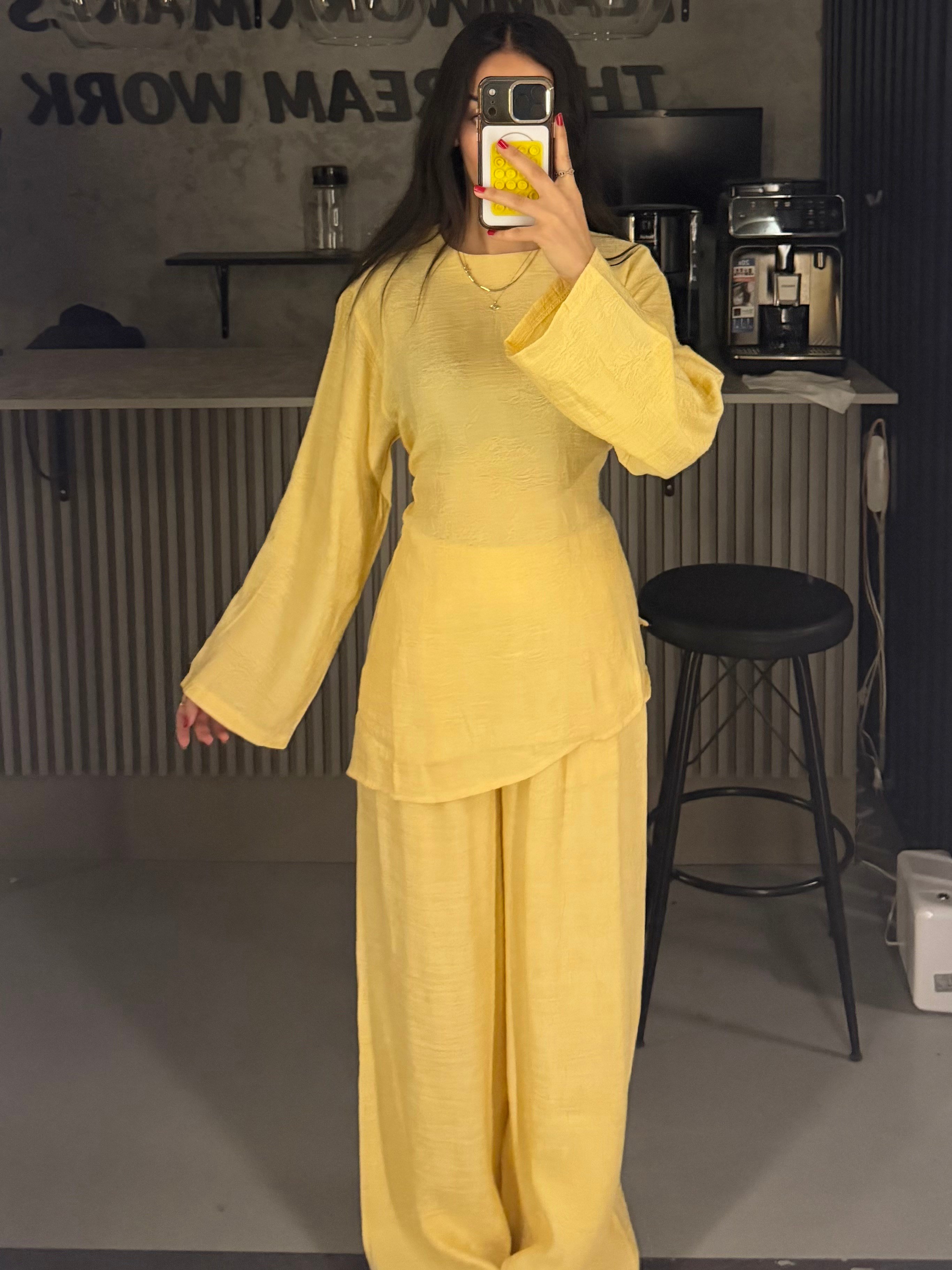 SARI DOKUMA BAĞLAMALI TAKIM