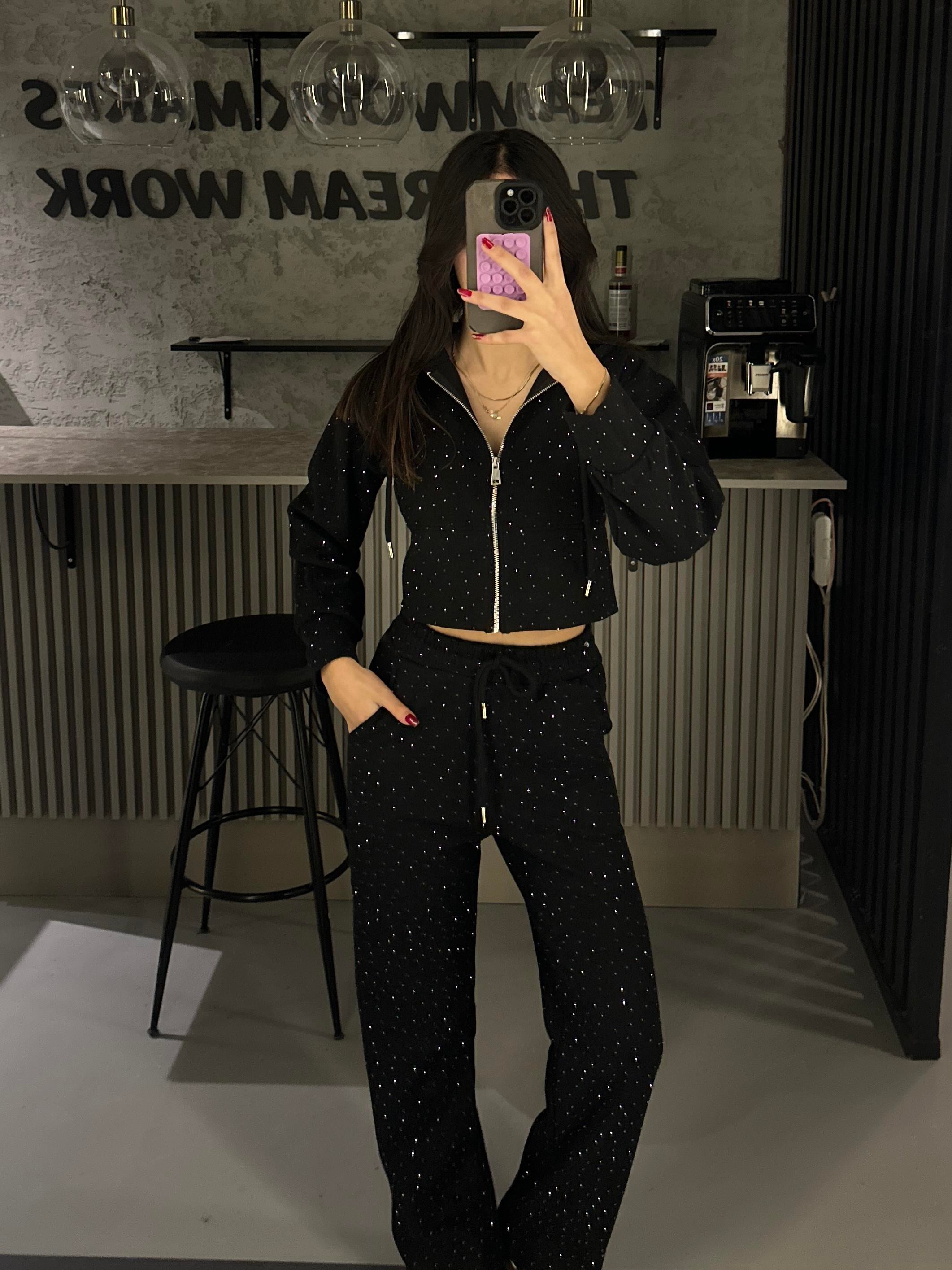 SELANİK KUMAŞ FULL TAŞLI TAKIM