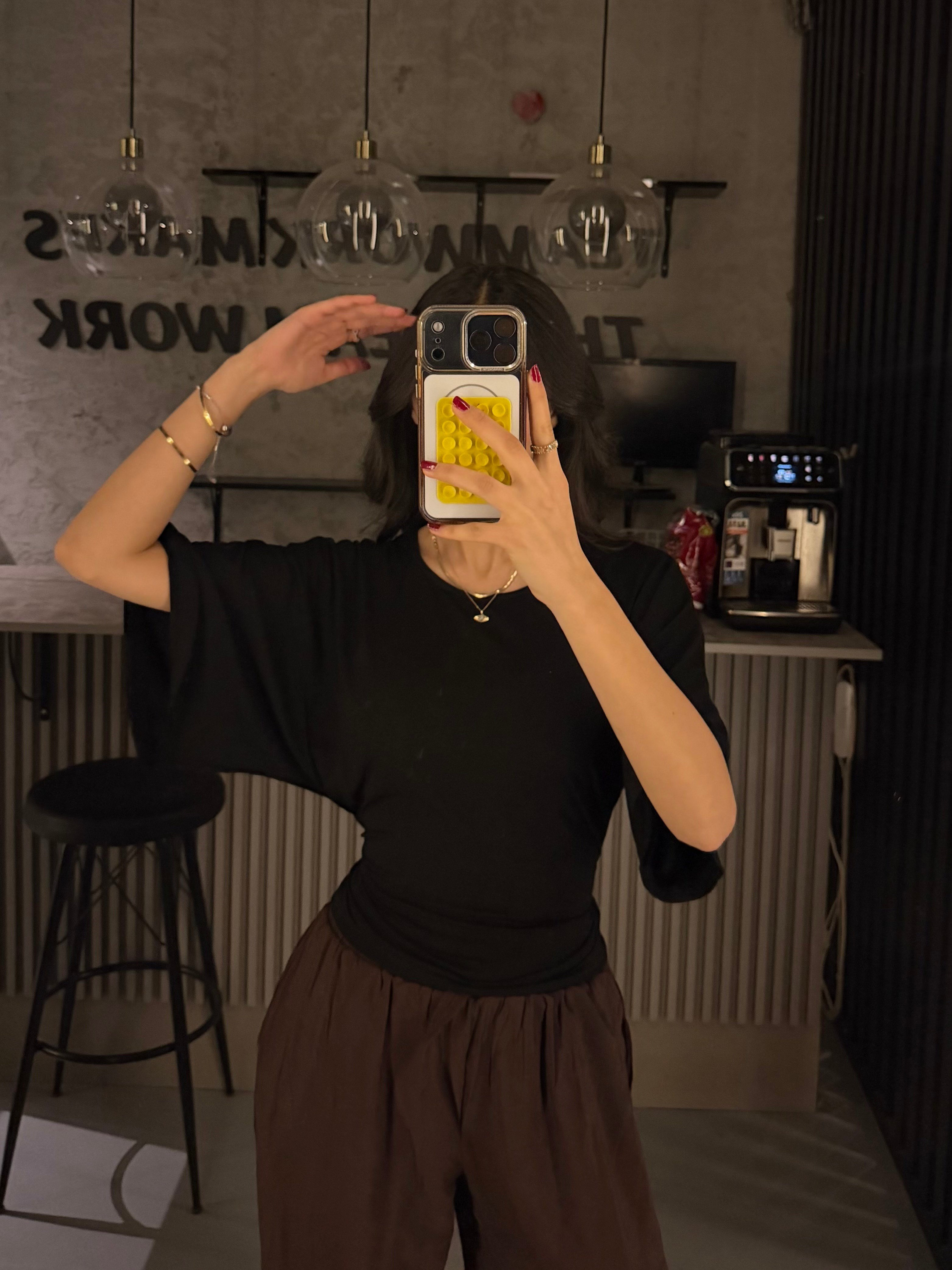 SİYAH 2 KULLANIMLI BAĞLAMALI BODY