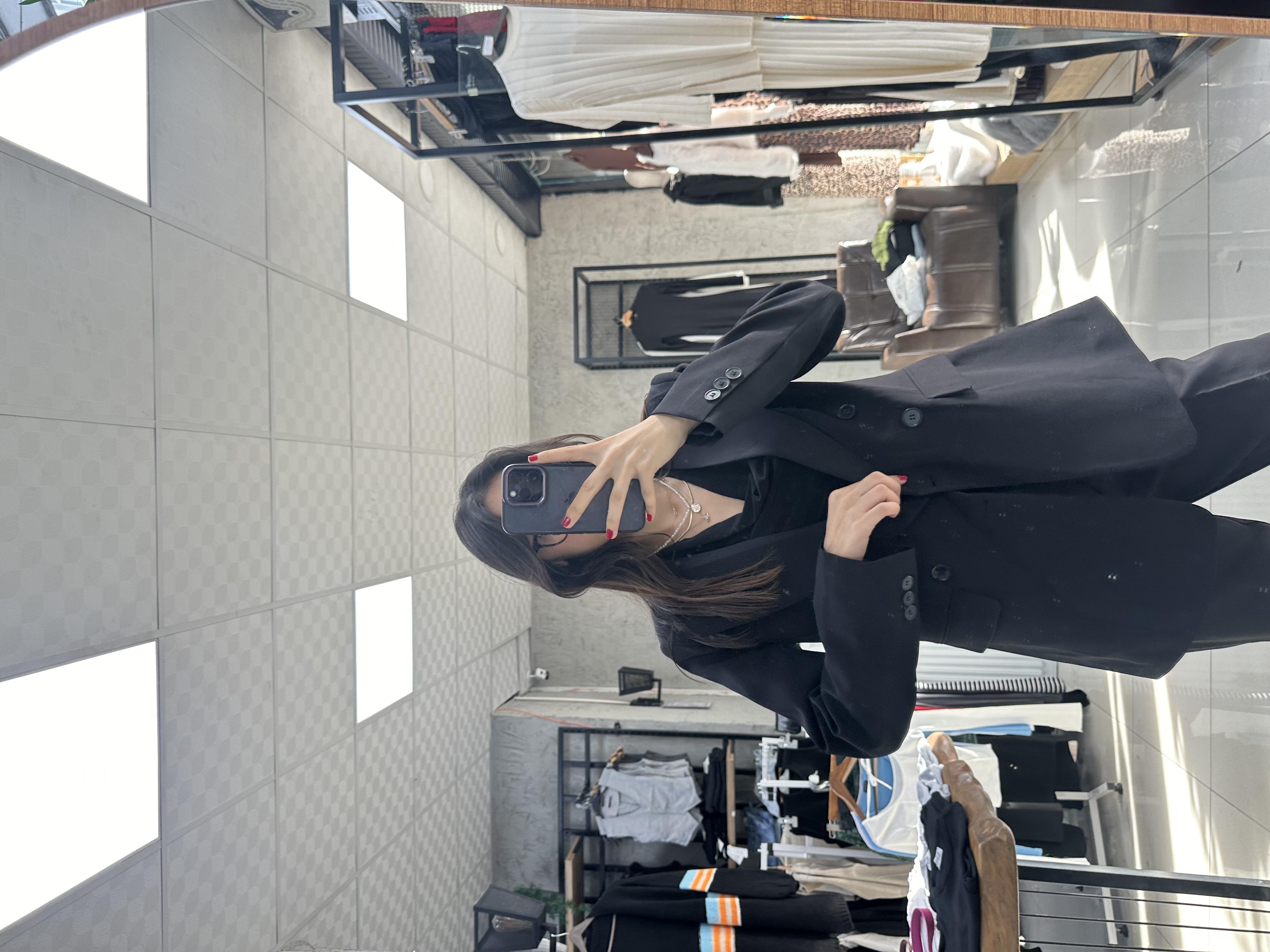 SİYAH DÜĞMELİ BLAZER CEKET