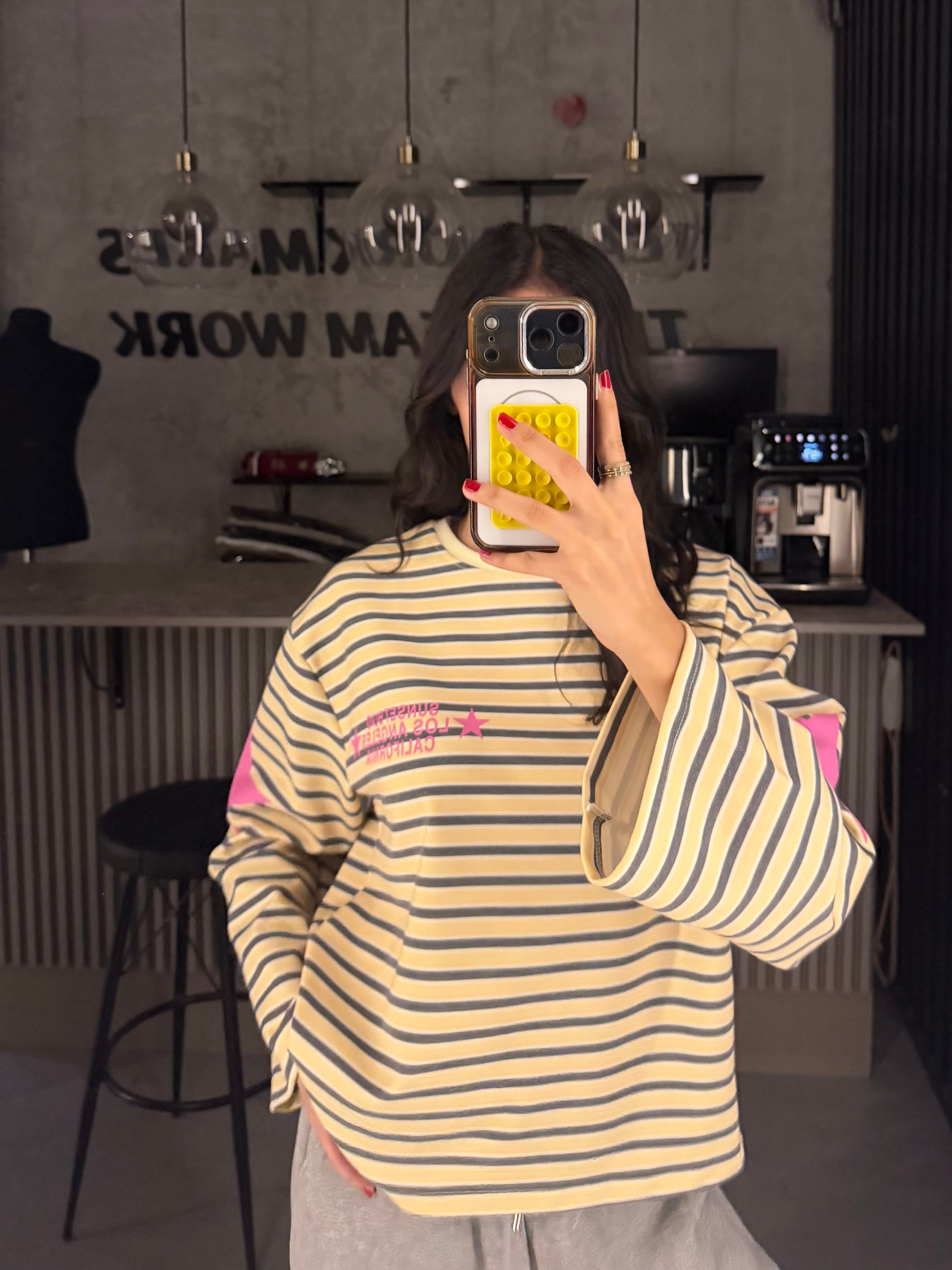 SUNSET ÇİZGİLİ SWEATER