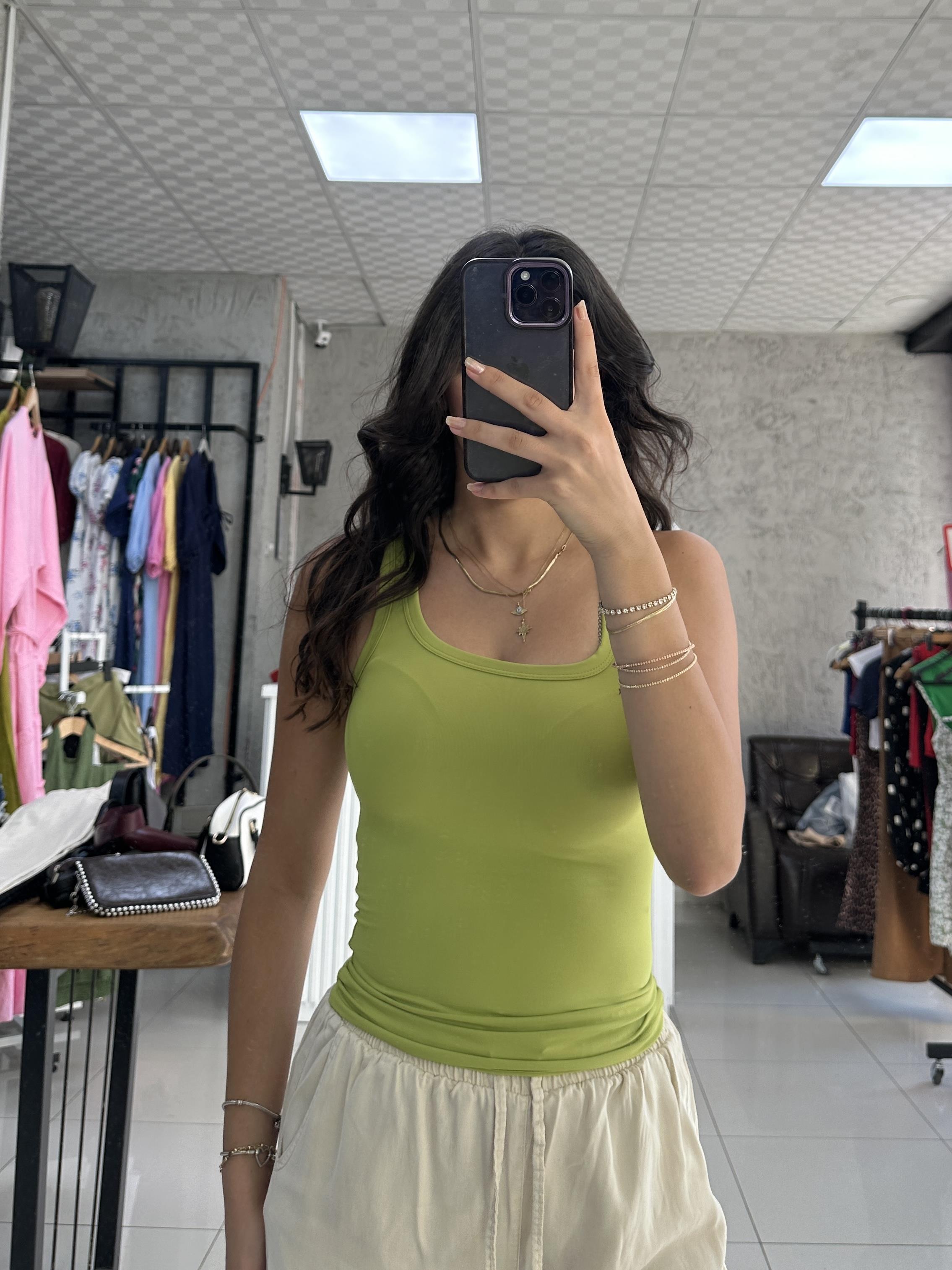 YEŞİL SOFT TOUCH ATLET