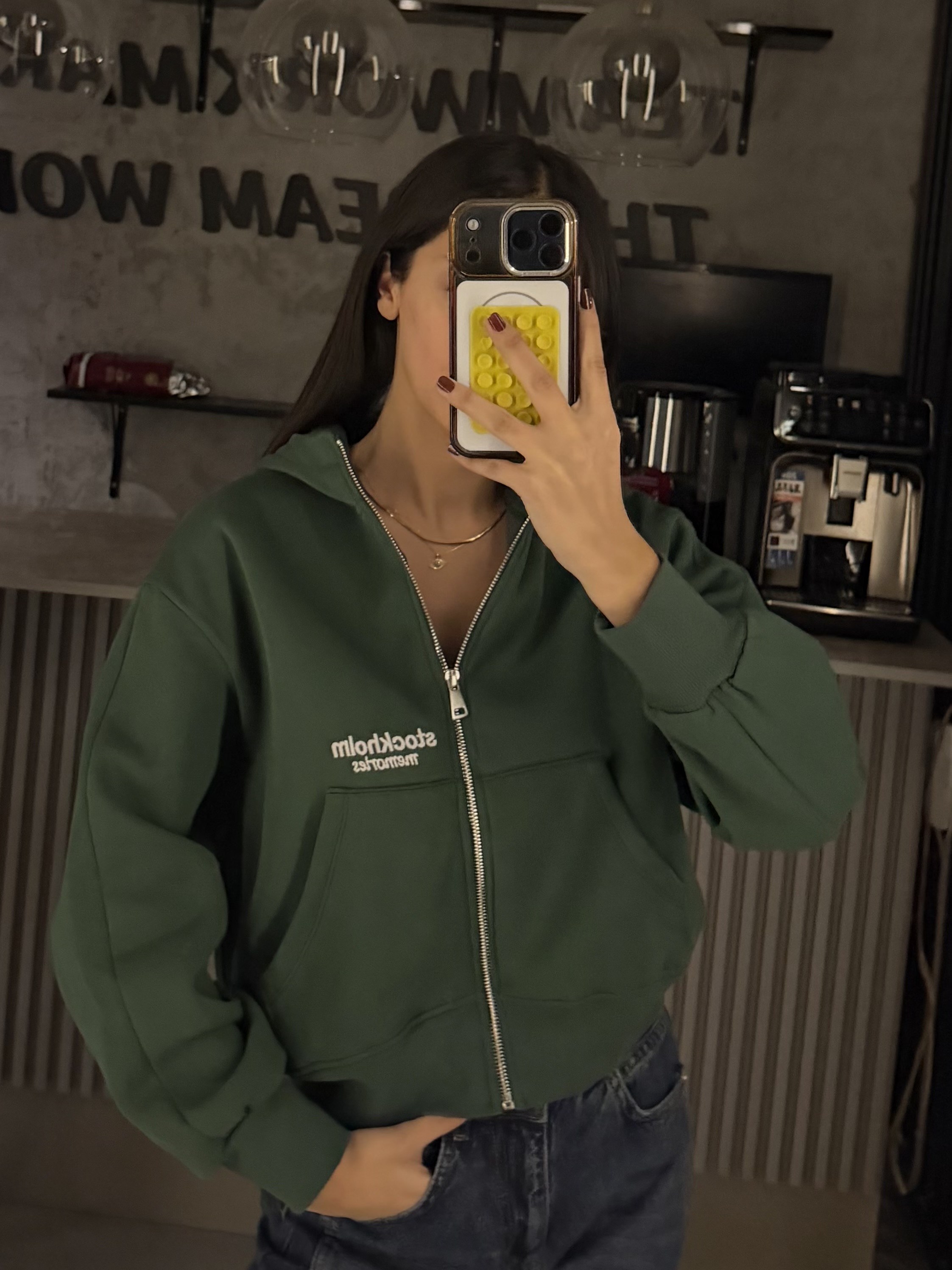 YEŞİL STOCKHOLM SWEAT