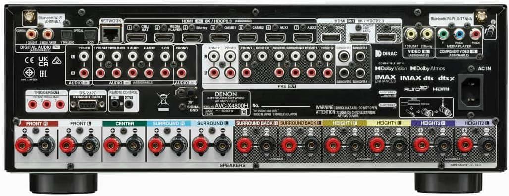 DENON AVC-X 4800 H 9.4 Ev Sinema Amplifikatörü