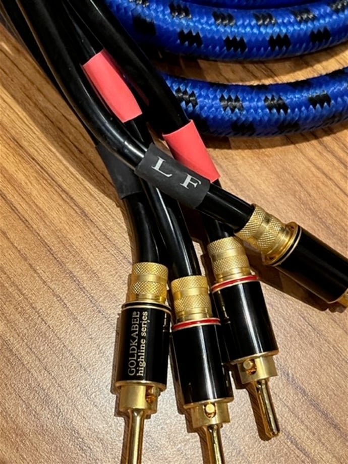 Goldkabel highline MKIII bi-wire  2 mt hoparlör kablosu