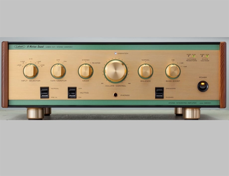 LEBEN CS 600 X  Lambalı Entegre Amplifikatör