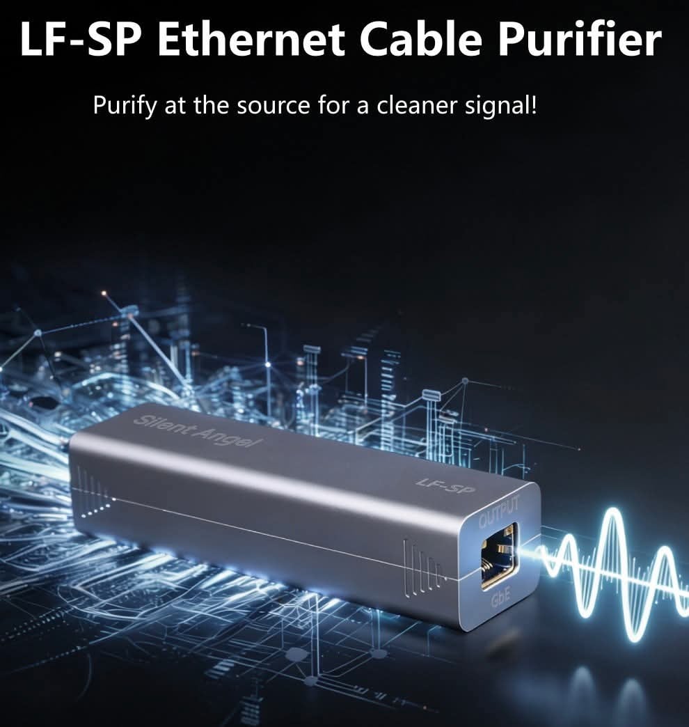 SILENT ANGEL  LF-SP 2.5Gbe Pasif Hifi LAN Filtresi
