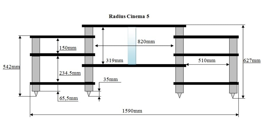 SOLIDTECH RADIUS CINEMA 8 Sehpa