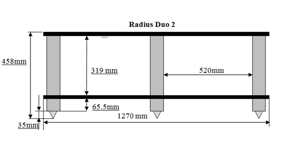 SOLIDTECH RADIUS DUO 2 Hifi Sehpa