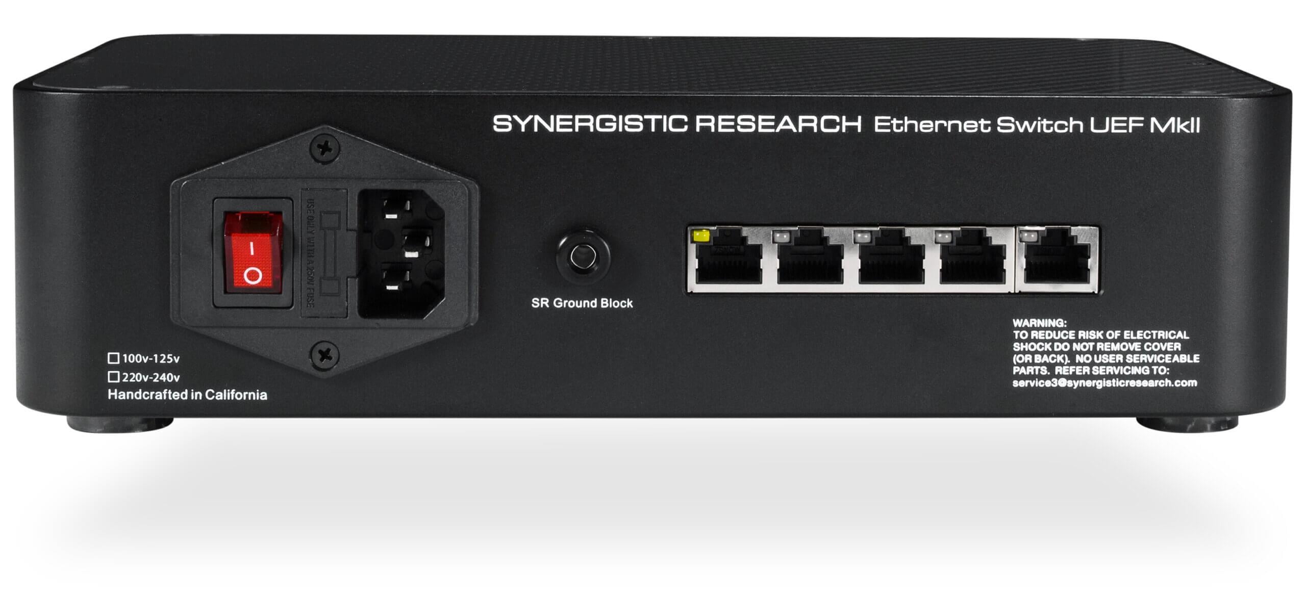 SYNERGISTIC RESEARCH ETHERNET UEF MK II Audiophile Switch