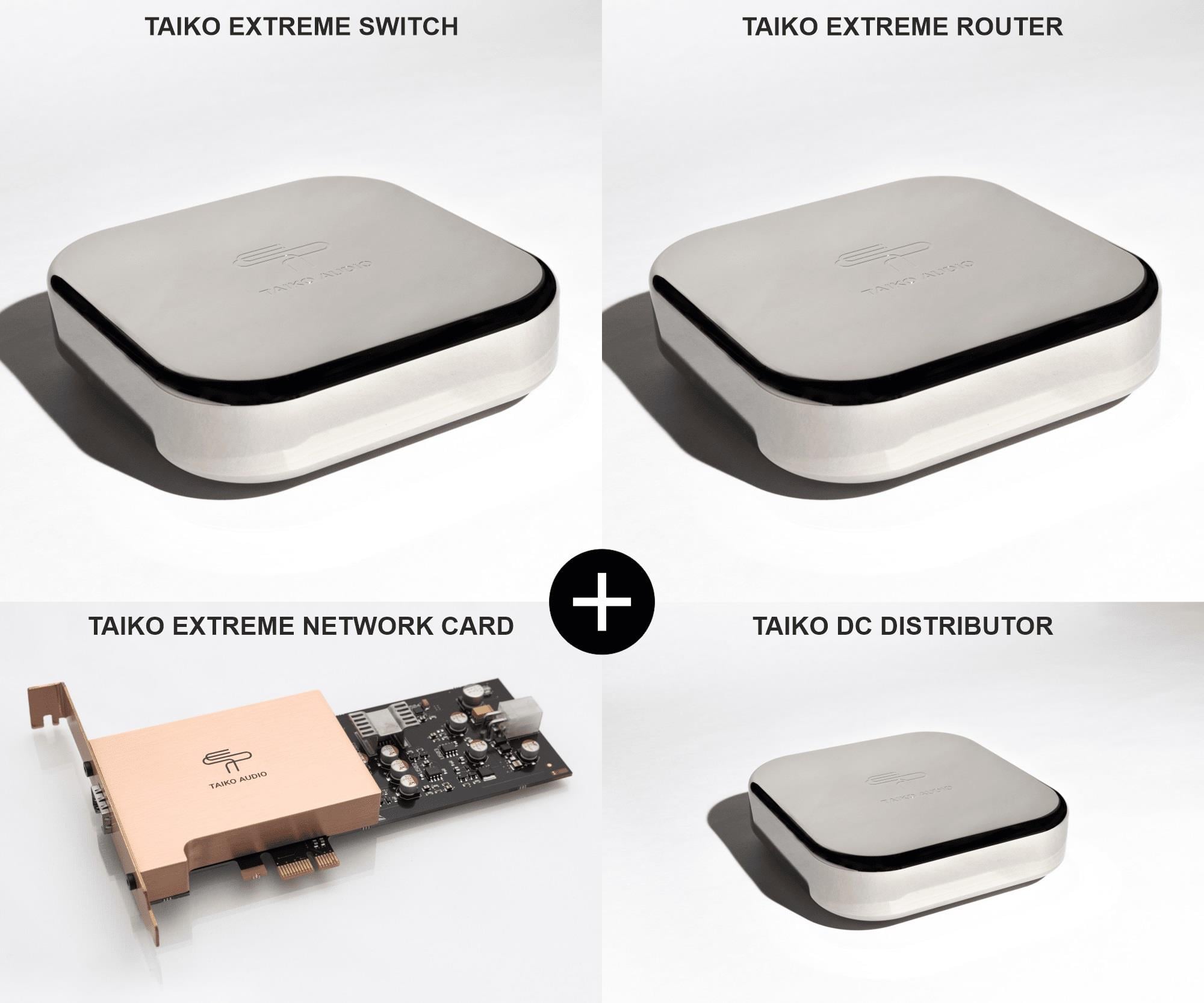Taiko Extreme Switch+Router+Distributor+Network Card Bundle
