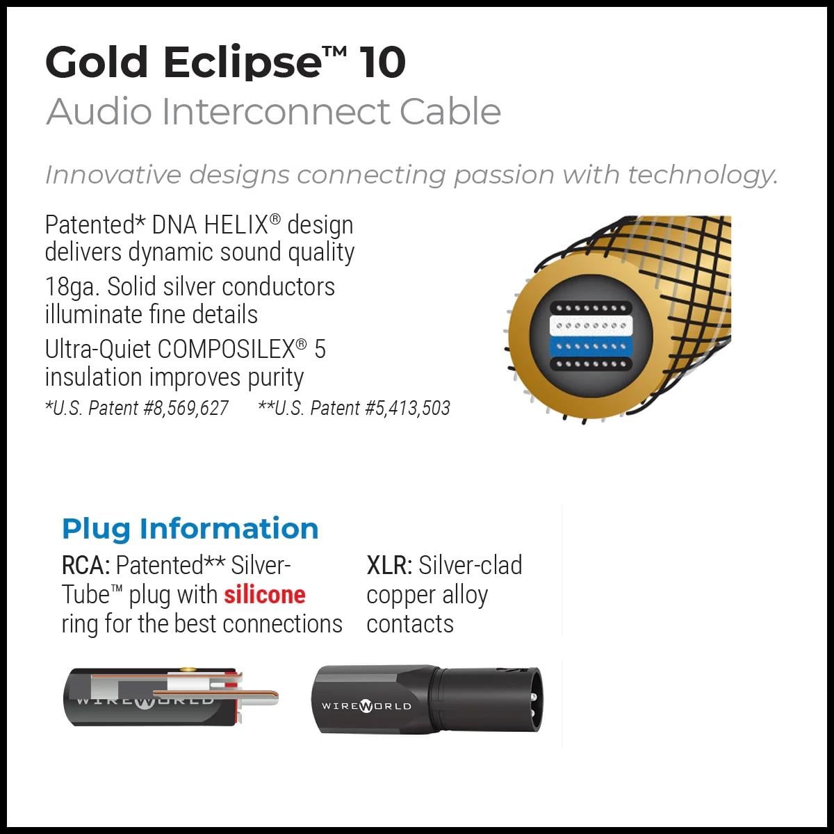 WIREWORLD GOLD ECLİPSE 10 RCA Kablo