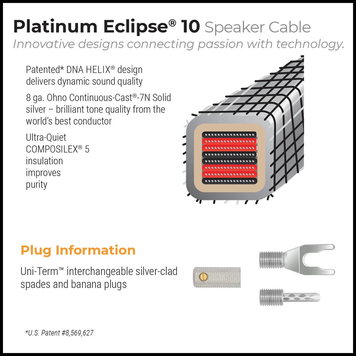 WIREWORLD PLATINUM ECLİPSE 10 Hoparlör Kablosu 