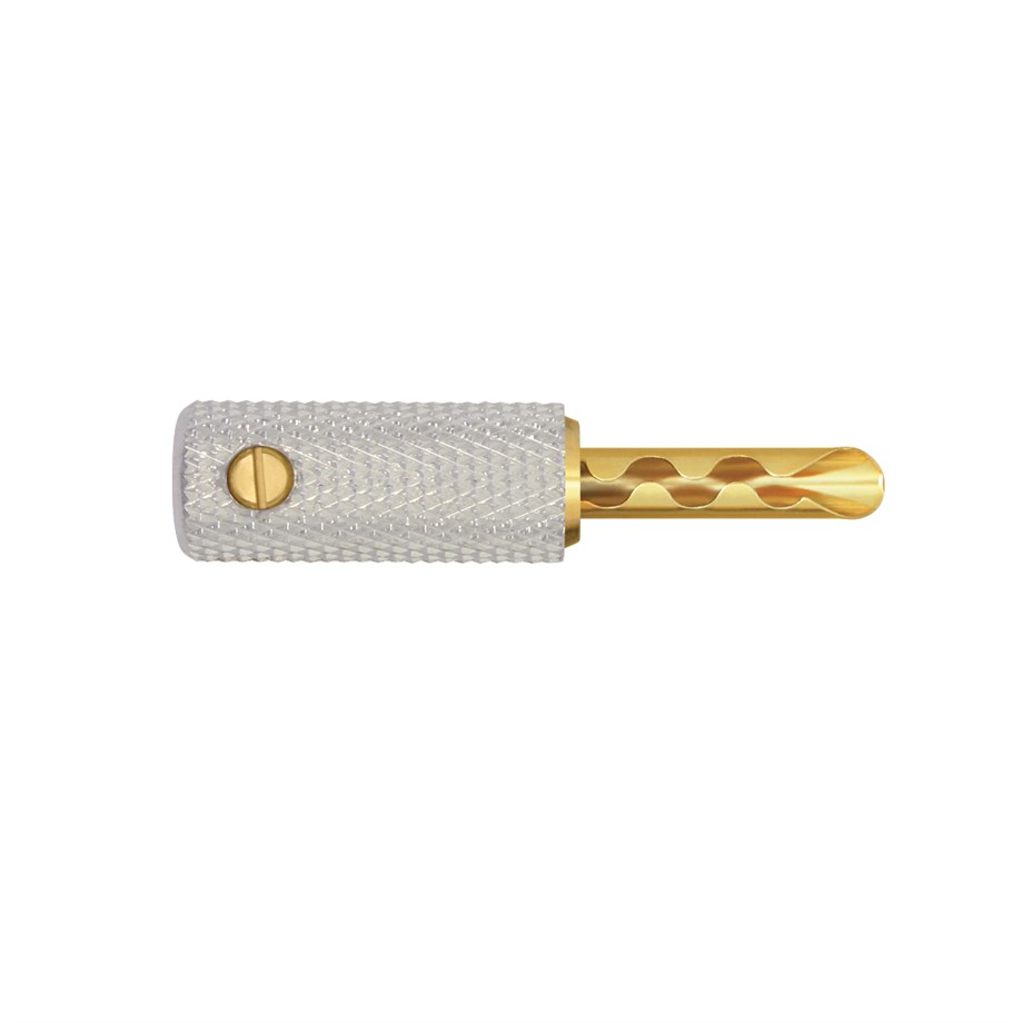 Wireworld Set Of 8  Uni-Term Gold Bananas