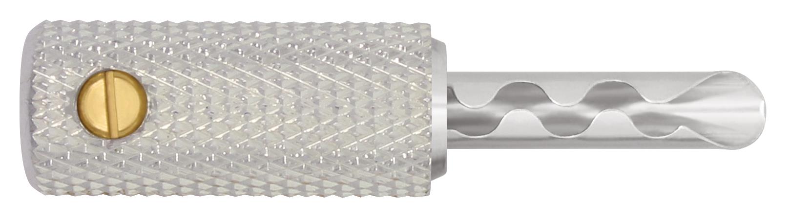 Wireworld Set Of 8  Uni-Term Silver Bananas 