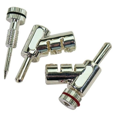 Wireworld Silver Locking Banana Plugs 4 Pack