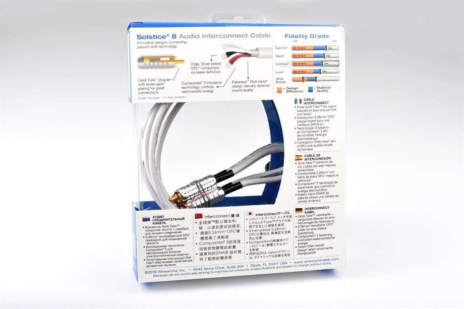WIREWORLD SOLSTICE 8 Mono SUBWOOFER Kablosu